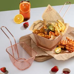 Wholesale Long Handle Stainless Steel French Fries Fry Basket Kitchen Accessories from china suppliers