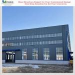 Structural Analysis Commercial Metal Buildings Rock Wool Panel Windproof