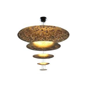 Wholesale Italian designer modern simple light luxury atmosphere creative personality living room villa gold chandelier from china suppliers