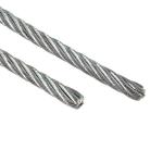 1/2 Inch Galvanized and Ungalvanized Steel Wire Rope 6X19 Iwrc with Tolerance ±1