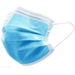 Eco - Friendly Disposable Non Woven Face Mask 3 Ply High Filtration Efficiency