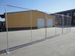 Galvanized Chain Link Temporary Fencing Panel , Temporary Security Fence USA