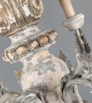 Wooden Iron Chandelier Lighting Vintage Crystal Lustre vintage chandelier(WH-CI