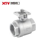 2PC BSPT Female Thread Ball Valve for Pump System 304 Material CE/SGS/ISO9001