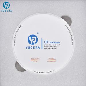 Wholesale Denture Material White 98mm UT Cad Cam Zirconia Blocks from china suppliers