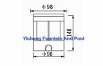 IP68 3W 50W Inground LED Underwater Fountain Lights for Swimming Pools