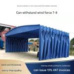 Galvanized Steel Electric Push-Pull Shed for Easy Assembly and Disassembly in