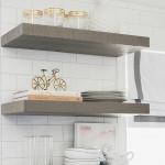 White Heavy Duty Steel Hidden Mantel Hardware for Long Floating Shelf and Mantel