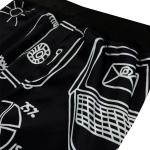Full White Printing Mens Jogging Suits , Mens Gym Tracksuit Anti Pilling