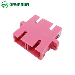 China Flange Welded Type Duplex SC Adapter Single Mode For FTTC FTTB on sale