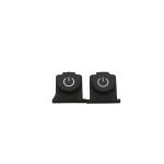 Transparent Custom Made Silicone Rubber Keypad Control Button with Laser Logo