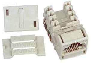 Cat.5e and Cat.6 RJ45 Keystone Jack Modules with Tool-less Type for Structured Cabling