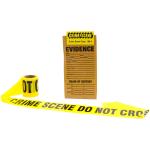 Biohazard Warning Tape with Black Imprint, Legend "Biohazard - Peligro Biologico