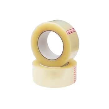 48mm Width Single Sided Silicone Adhesive BOPP Clear Packing Tape Waterproof Sealing Packaging Tape for Bag Use