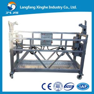 Wholesale Motorized zlp800 suspended rope cradle , Building maintenance gondola , zlp630 aluminum suspended scaffolding from china suppliers