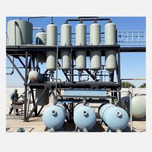 China 16kw Q245 Steel Used Engine Oil Recycling Refinery Machine For Making Diesel Fuel on sale