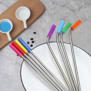Wholesale Stainless Steel metal Drinking Straws With Bag Kitchen Supplies from china suppliers