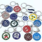 Animal Sandblast Custom Logo Keychains 1.25inch - 2inch Personalized Keychains