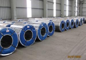 China Construction 750Mm Zinc Coating  Spangle Hot Dipped Galvanized Steel Coils on sale
