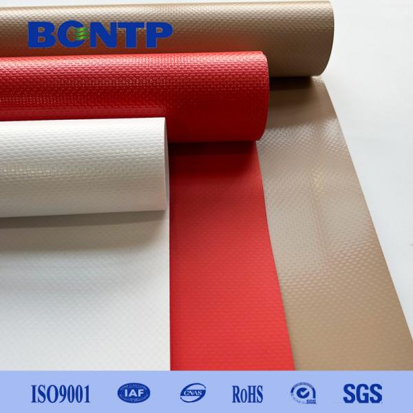 PVC Coated Tarpaulin for high speed roll up door stain resistance high strength and anti-uv