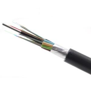 Wholesale 2 4 6 8 24 32 48 84 96 144 288 Cores Armoured Optical Fiber Cable GYTA Gyts from china suppliers