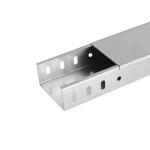 Custom Wall Mounted Solid Through Cable Tray / Solid Bottom Cable Tray With