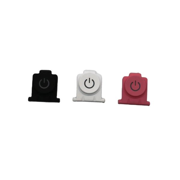 Transparent Custom Made Silicone Rubber Keypad Control Button with Laser Logo