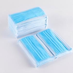 Wholesale Breathable Earloop Disposable Non Woven Face Mask 3 Ply Surgical Medical from china suppliers