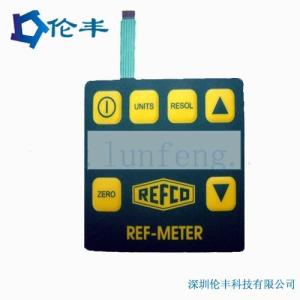 Wholesale RAL Pantone PET Membrane Switch 3M 467 Adhesive Tactile Dome from china suppliers