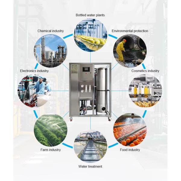 5T/H Industrial Water Filtration Equipment RO Water Filter System Customizable
