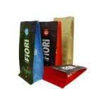 Custom Printed Food Packaging Zipper Flat Bottom Side Gusset Stand Up Free
