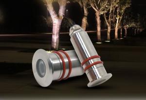 Wholesale Mini Ground Solar Powered LED Lights , Outdoor Solar Yard Lights Silver Color from china suppliers