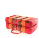 Medium Foldable Sustainable 14.7"X16"X3" Yoga Bolster Pillow Yoga Cushion