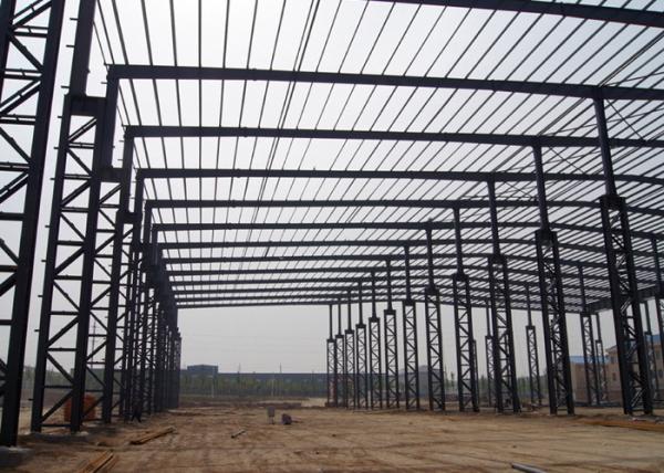 Large Span Portal Frame Prefabricated Steel Structure Factory Construction
