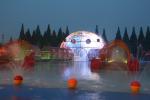 PVC Spray Park Structures Playground Equipment With 0.3~0.6m Water Depth