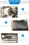 semi-automatic cling film rewinder machine paper slitting and rewinding machine