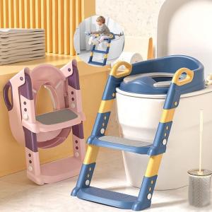 Wholesale Customization Logo PP Plastic Foldable Baby Toilet Seat Potty Seat With Steps from china suppliers