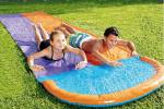 PVC Colored Inflatable Double Splash Water Slide 60~120cm Bounceland Double
