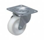 light duty 2" rigid white PP caster USA style, 3 inch rigid industry steel