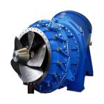 Vertical Water Power Turbine Stainless Steel Runner Material Layout Pattern