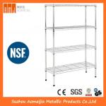 Supermarket Trinity Eco Storage Wire Shelving Adjustable Feet High Efficiency