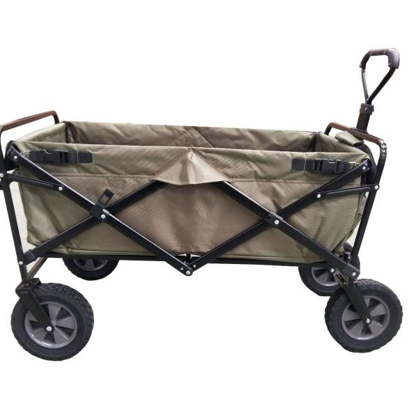 Convenient 80kg Foldable Trolley Cart for Outdoor Adventures Easy to Maneuver