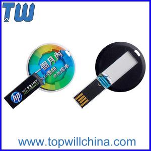 Wholesale Mini Round Card Plastic Usb Flash Drive 8GB 16GB Data Storage from china suppliers