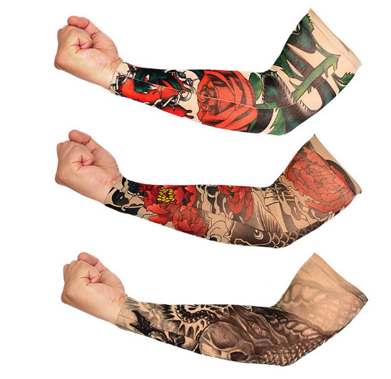Tattooing Tattoo Sleeve, Outdoor Driving Riding Mountain Climbing Sun Protection Sleeves, Playing Golfing Arms