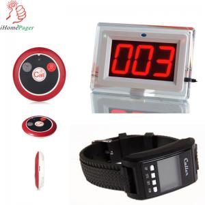 China Restaurant Hotel Supplies call bell simple display wireless waiter paging system on sale