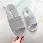 Soft Bathroom Rubber Slippers , Swimming Spa Rubber Slippers With Holes