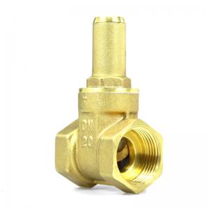 Wholesale Brass Water Meter Gate Valve 2 Inch 3 Inch 4 Inch Triangle Gate Valve from china suppliers