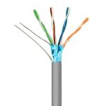 0.47mm Copper Grey Jacket 1000Ft Cat5e FTP LSZH Network Cable