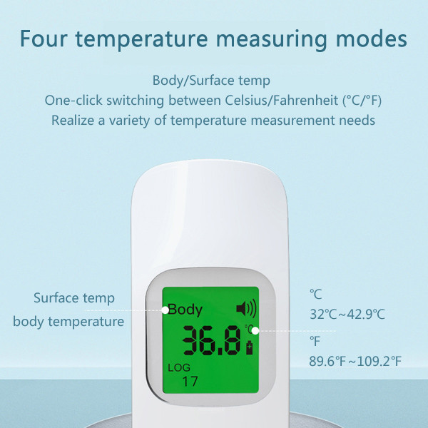 Infrared Medical Forehead Thermometer Portable Thermometer Fever Alarm