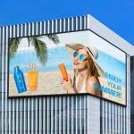 P10 Advertising Outdoor Fixed LED Display Big TV Video Wall Display 250mm*250mm